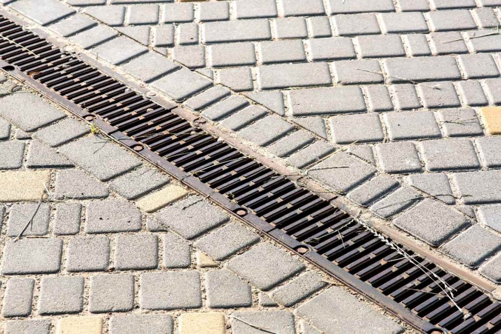 Drainage sans tuyau réalisé